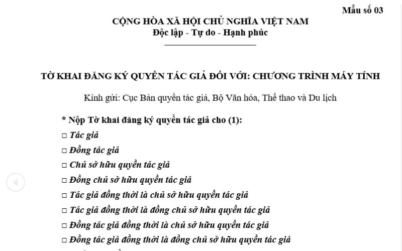 Một số giấy tờ cần thiết của hồ sơ đăng ký